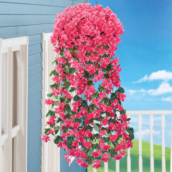 Primrue Artificial Floral Hanging Bushes & Reviews Wayfair
